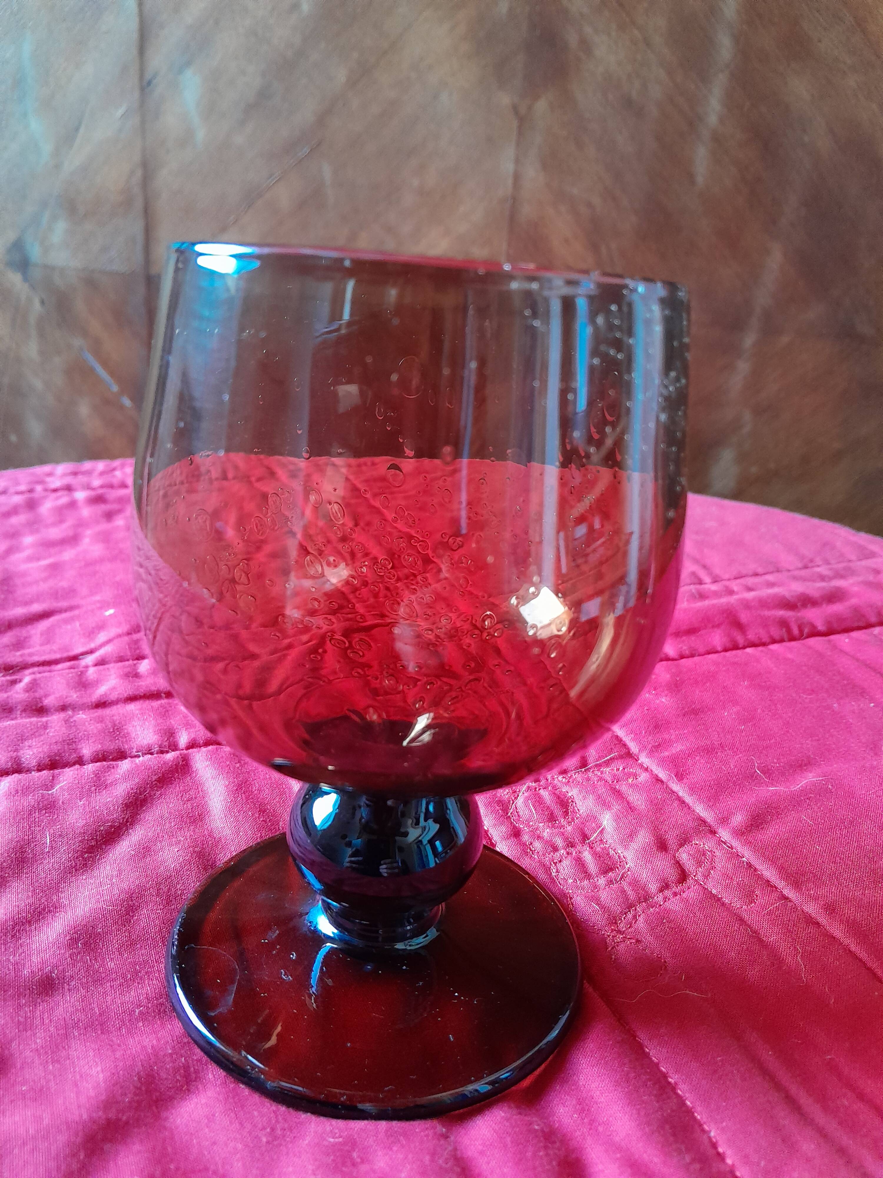 Blown bubble glasses Glassware Biot