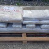 Fully hand-carved stone window with mirror