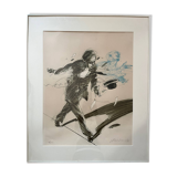 Lithograph by Weisbusch, signed