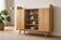 Armoire/vitrine/meuble mural vintage en bois