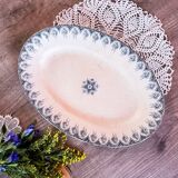 Oval iron earth dish