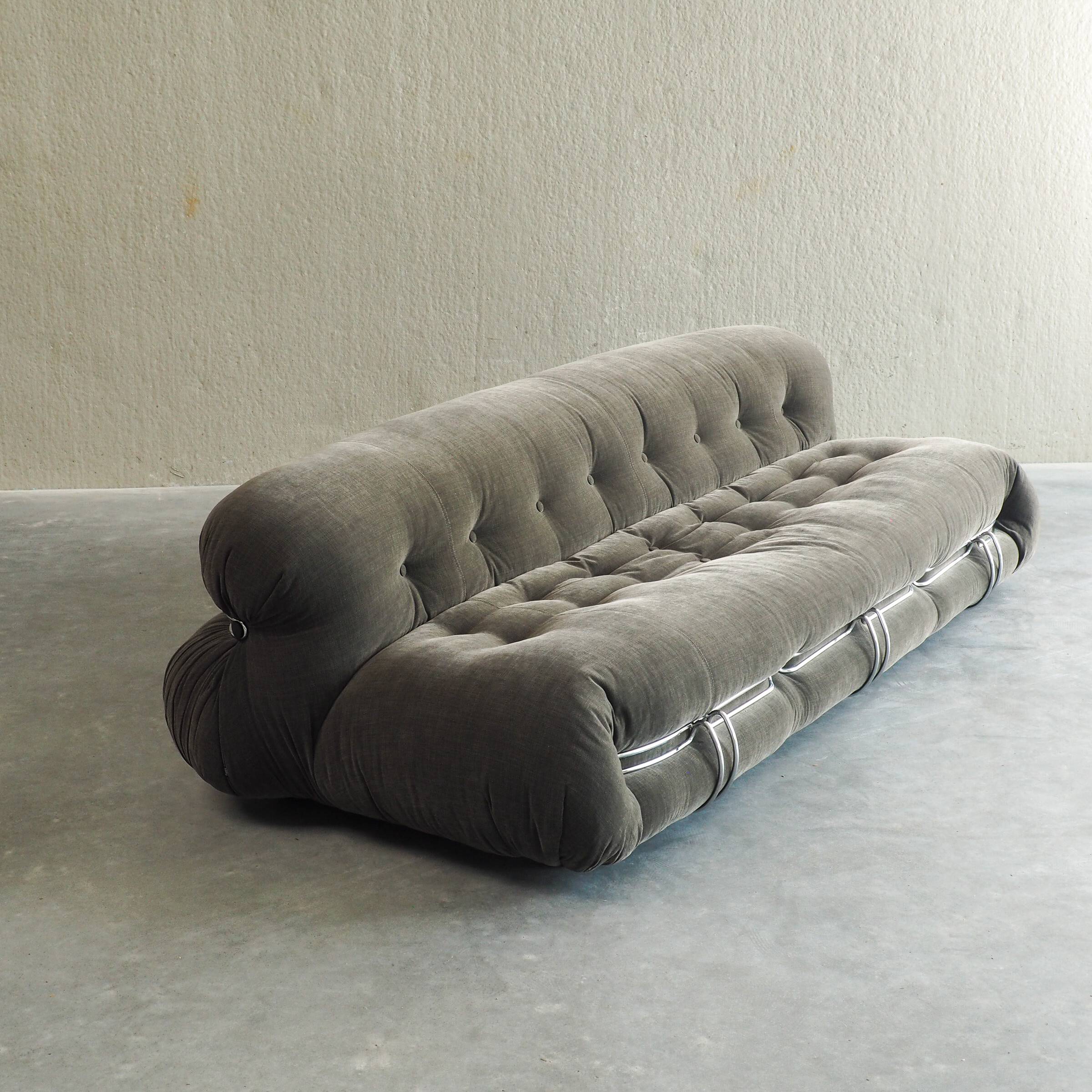 Soriana 3 seater by Afra & Tobia Scarpa for Cassina