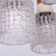 Mid-Century Chandelier in Chromed Steel and Glass from Drukov, Czech, 1970s