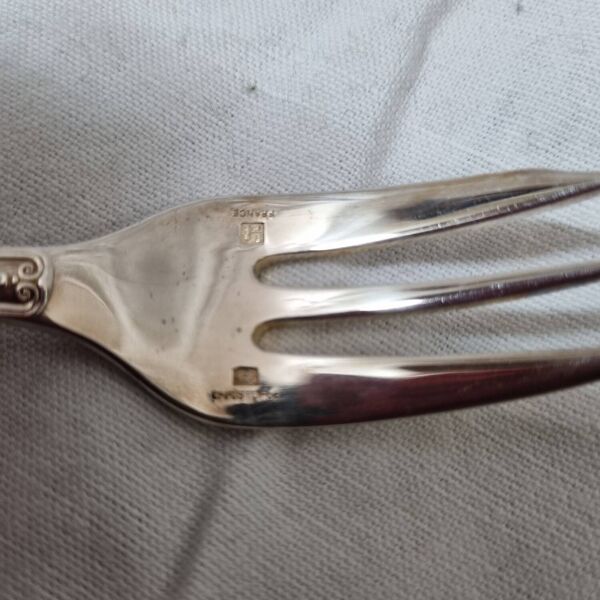 6 fourchettes à gâteau Christofle modele Malmaison