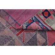 Pink Vintage Turkish Oushak Handmade Wool Tribal Runner Rug 85x378