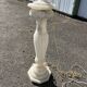 Lampe colonne en albatre