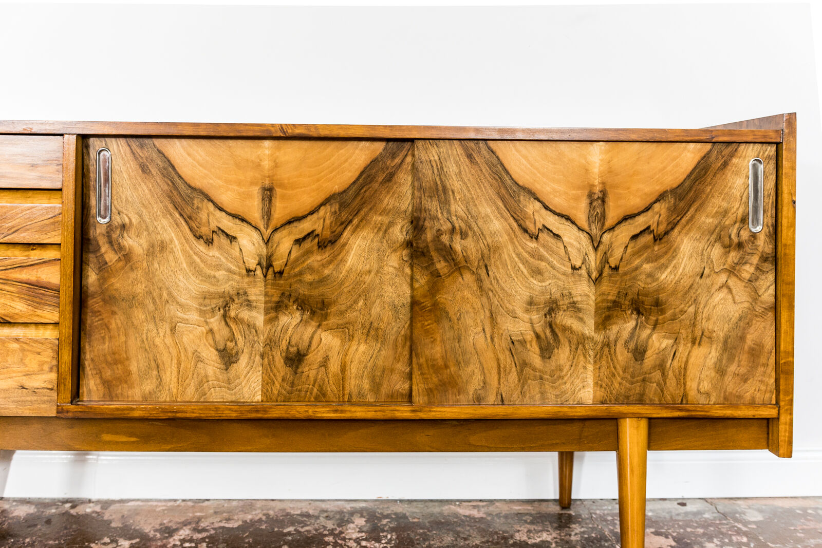 Mid-century modern walnut sideboard 1960's