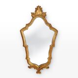 French rococo-baroque style Mirror in wood with gilded frame