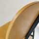 Set of 4 vintage school chairs / retro wooden dining chair with metal base / stol kamnik yugoslavia