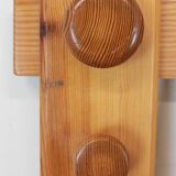 Pine wall coat rack