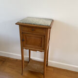 Bedside table marble top