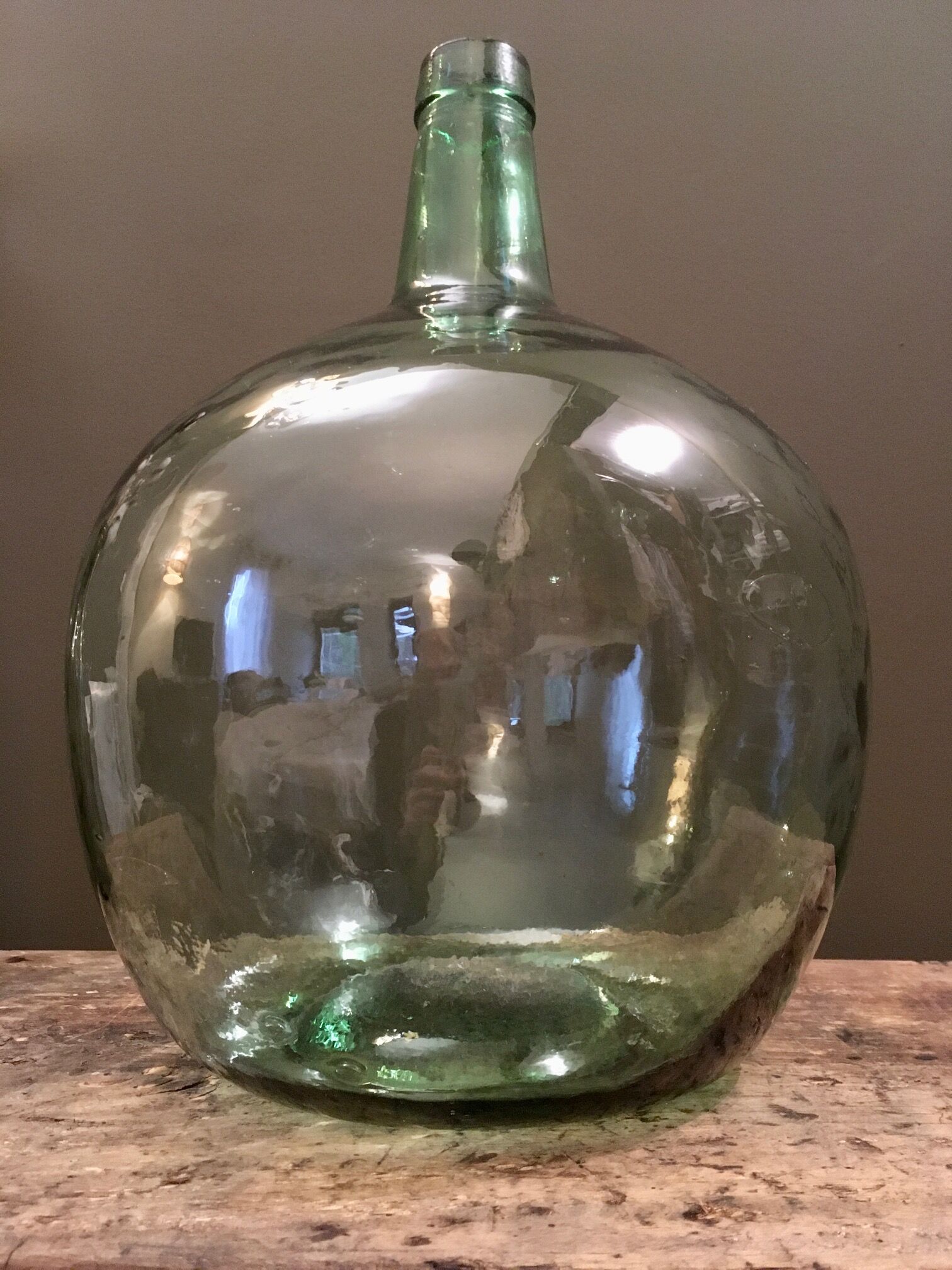 Dame-jeanne Viresa verte claire de 16L