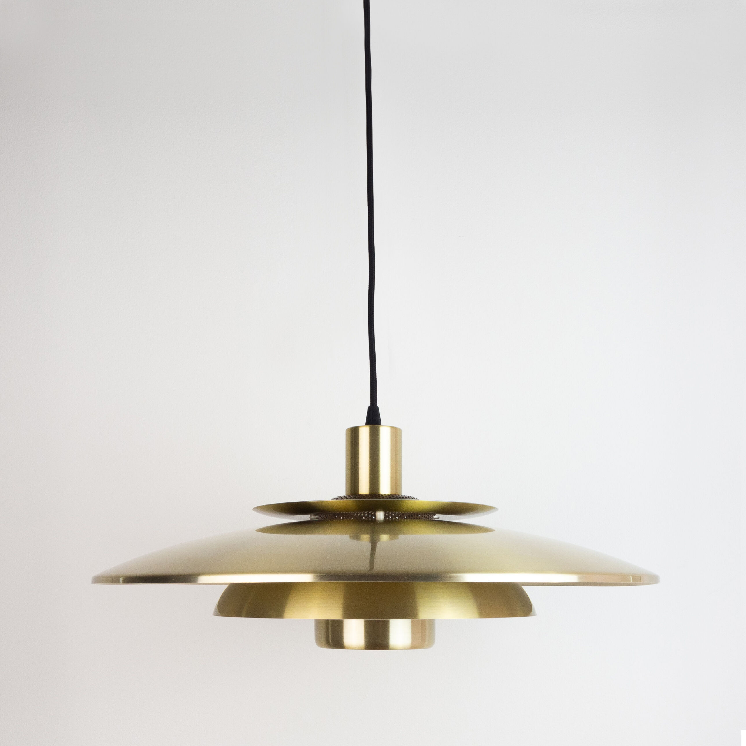 Danish vintage pendant lamp Jeka by Kurt Wiborg, Denmark, 1980s