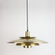 Danish vintage pendant lamp Jeka by Kurt Wiborg, Denmark, 1980s