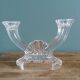 Art Deco chandelier/candlestick, Buder crystal, 1930