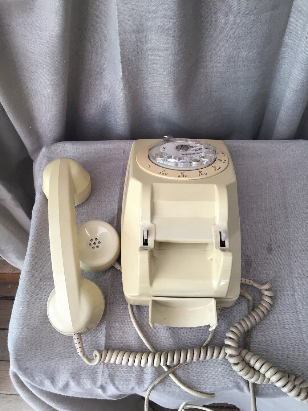 Vintage telephone with model dial s63