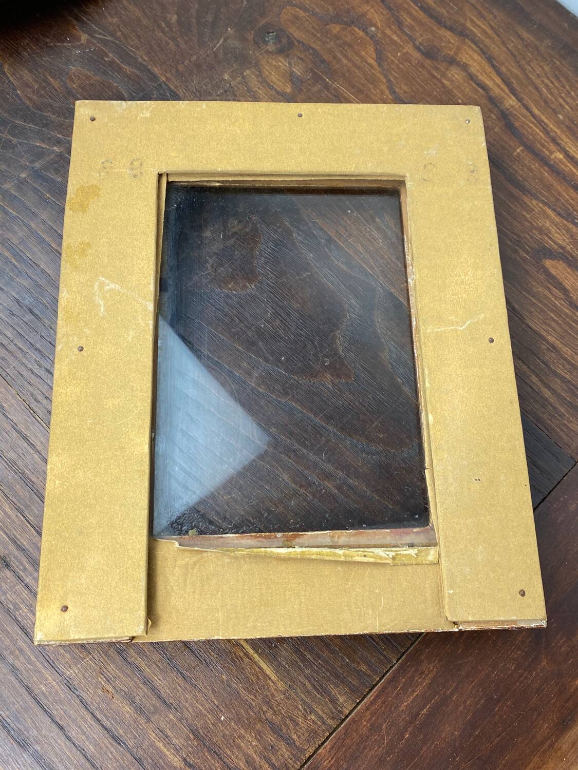 Carved wooden frame