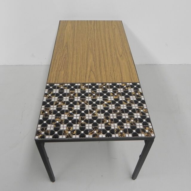 Vintage coffee table, tile table