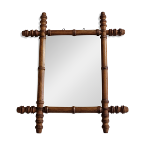 Miroir ancien en bois