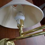 Pair of vintage gold articulated sconces