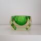 Cendrier ou vide poche en verre de Murano Sommerso