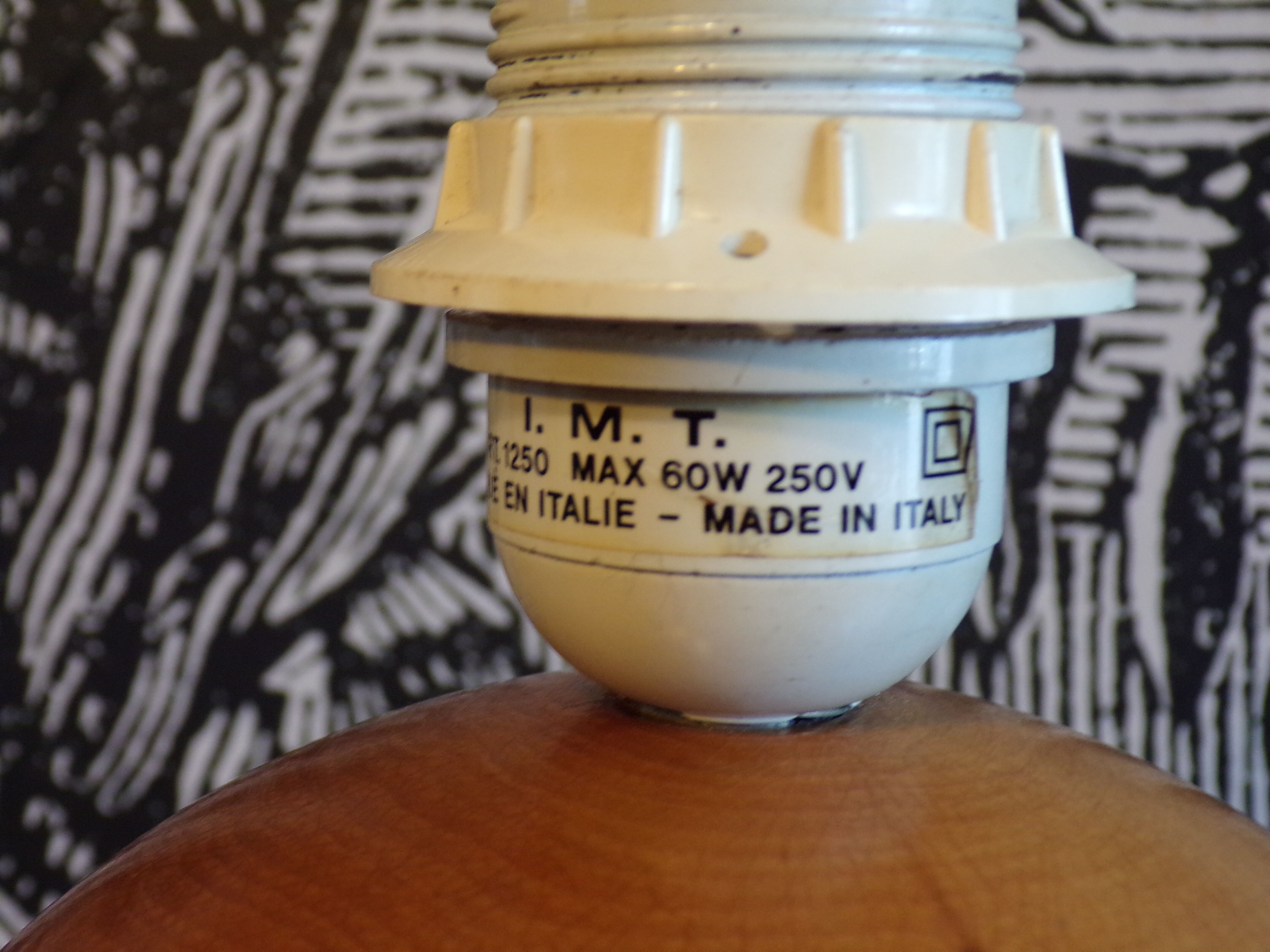 Lamp foot IMT wooden ball