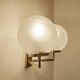 Pair Vintage Bubble Glass Wall Lights