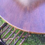 Rattan table with 2 chairs