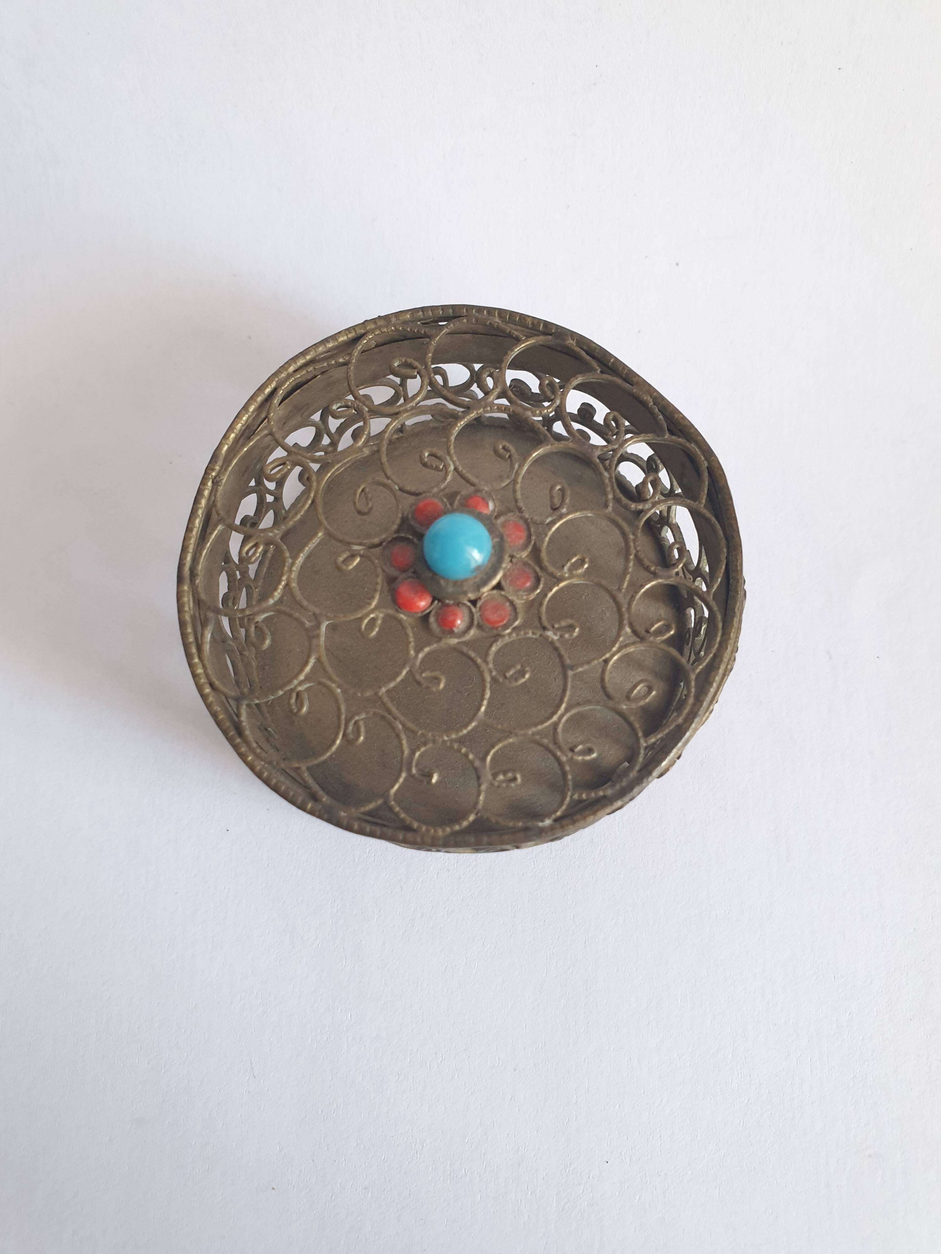 Antique openwork incense box from Asia