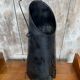 Antique black metal ash coal bucket vintage umbrella holder