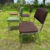 4 stackable chairs 1970