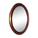 Golden wood witch mirror