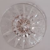 Sculpted glass vase