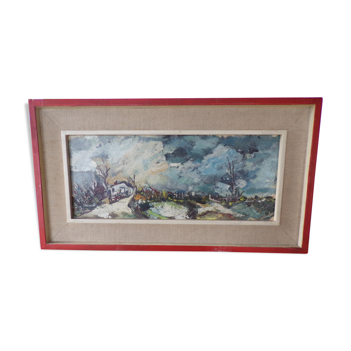 Oil on panel by Gilbert Chavan