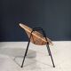 Mid-Century Modern Rattan Armchairs, France, 1950s, Set of 2