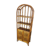 Rattan and cannage shelves