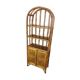 Rattan and cannage shelves