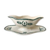 Saucière Terre de Fer Givors model "Wagram" late nineteenth