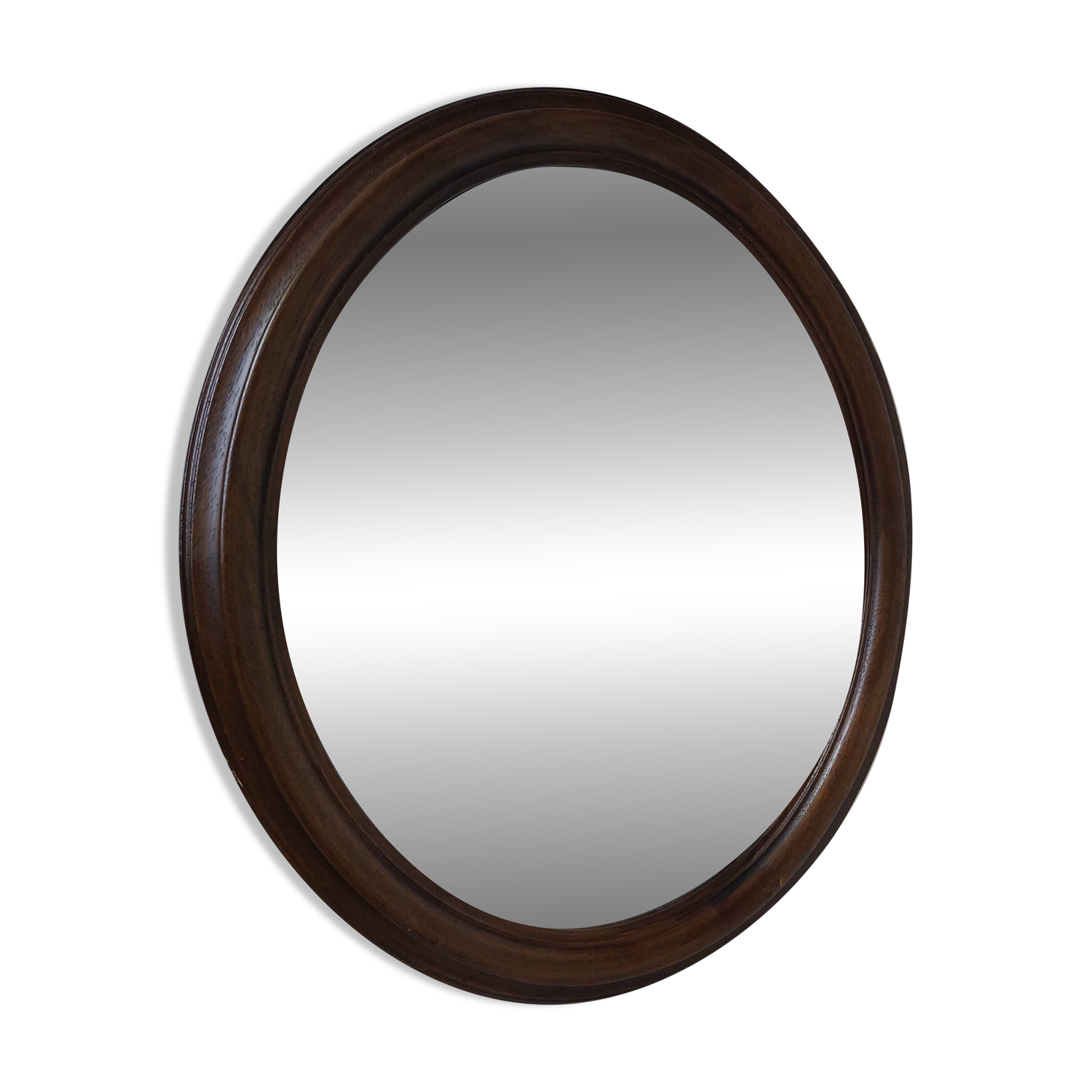 Vintage oval mirror