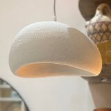 Minimalist suspension cloud Japanese wabi sabi white - d30 cm