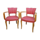 Fauteuils bridge moustache 1950