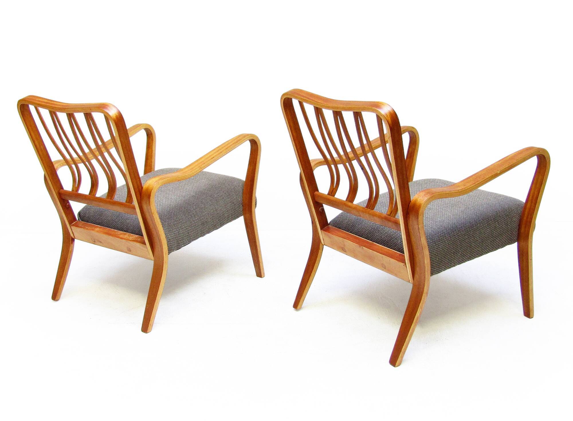 Two 1950s "Linden" Lounge Chairs in Teak by G A Jenkins