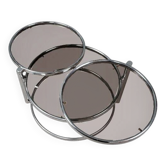 Coffee table with rotating trays, attributed to Milo Baughman – 1970