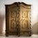 Antique baroque wardrobe painted in pine – Austro-Hungarian Empire, Year 1794