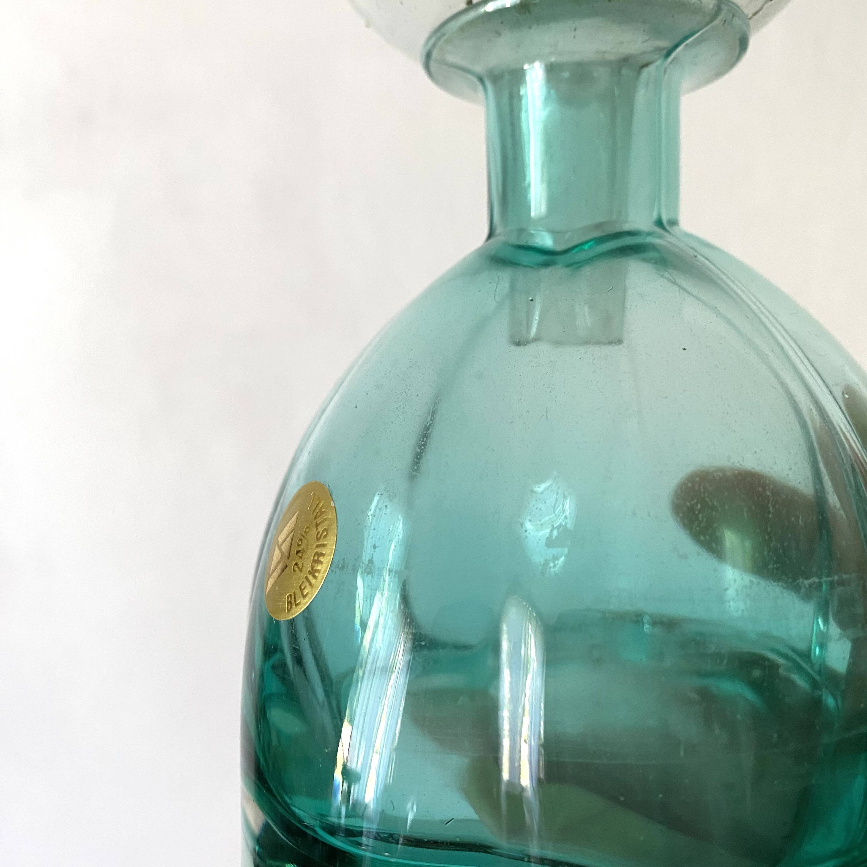 Bleikristall ball stopper decanter