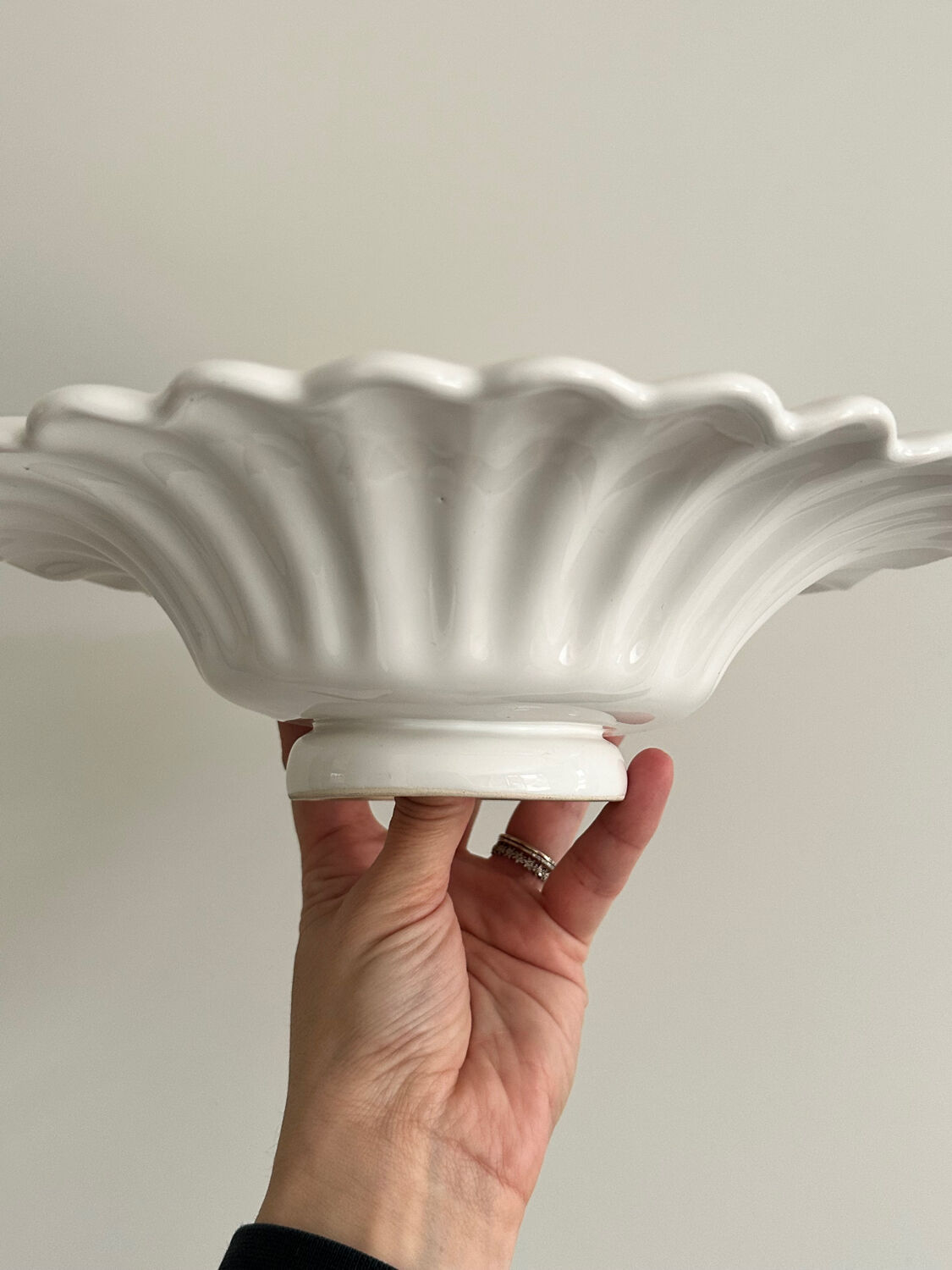Ceramic cup with fluted decoration, Louvre Museum