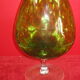 Vase vert en forme de verre à cognac vintage 70'