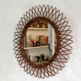 Rattan mirror - 29cm