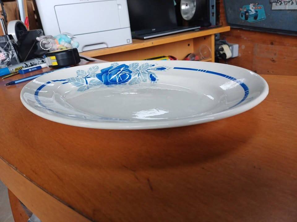 Badonvilliers art deco oval dish