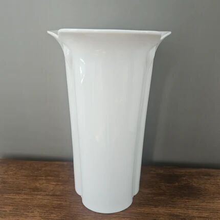 Arzberg Corso Cnospa vase in white porcelain - H 29 cm